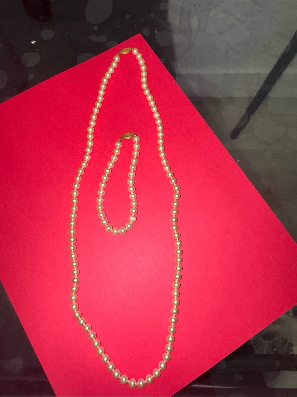 Classic Cultured Pearl Necklace in Light ivory - Picture 2 of 6